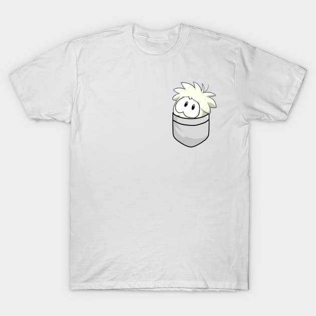 White Puffle T-Shirt by GrumpyDonut